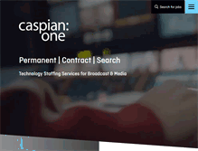Tablet Screenshot of broadcast.caspianone.co.uk
